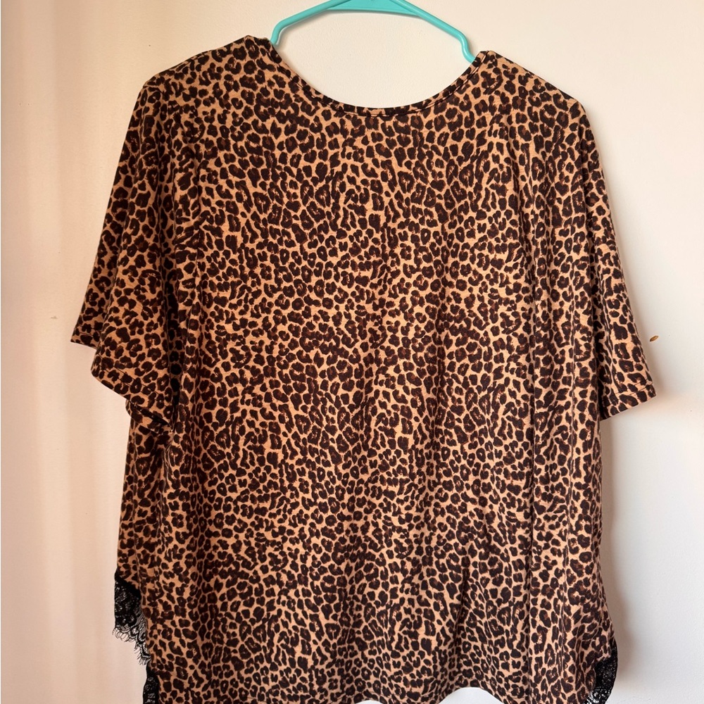 Leopard Print Women's Top